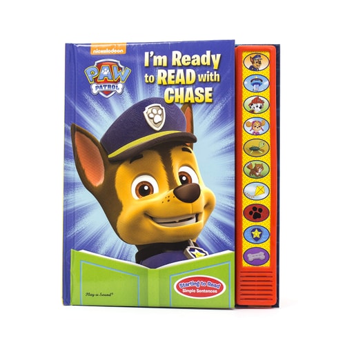 Nickelodeon Paw Patrol - I'm Ready To Read with Chase Sound Book - Play-a-Sound - PI Kids
