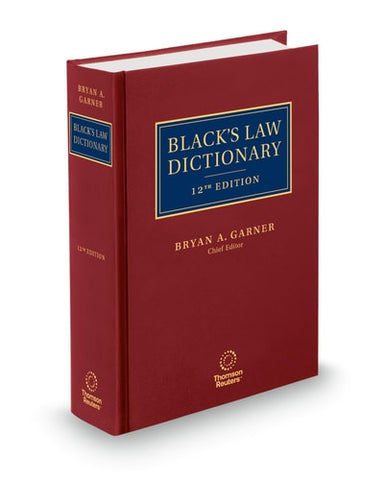 Black's Law Dictionary, 12th Edition