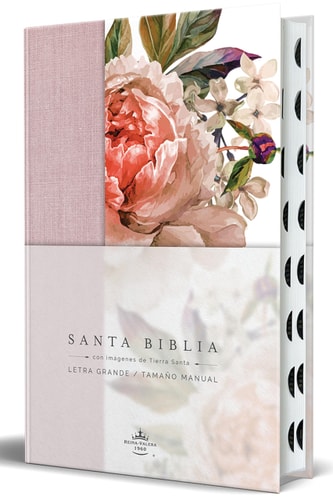 Biblia Reina Valera 1960 Letra Grande. Tela Rosada Con Flores, Manual Con Ãndice / Spanish Bible Rvr 1960, Large Print, Pink Floral Cloth with Index