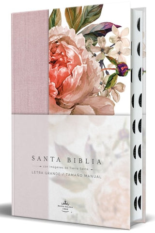 Biblia Reina Valera 1960 Letra Grande. Tela Rosada Con Flores, Manual Con Ãndice / Spanish Bible Rvr 1960, Large Print, Pink Floral Cloth with Index