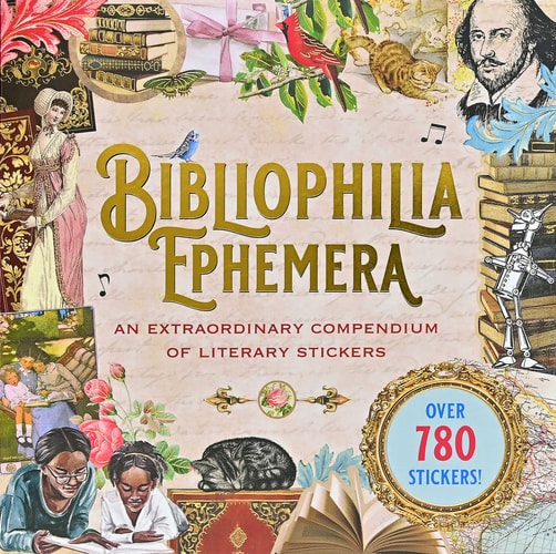 Bibliophelia Ephemera Sticker Book (over 780 stickers)