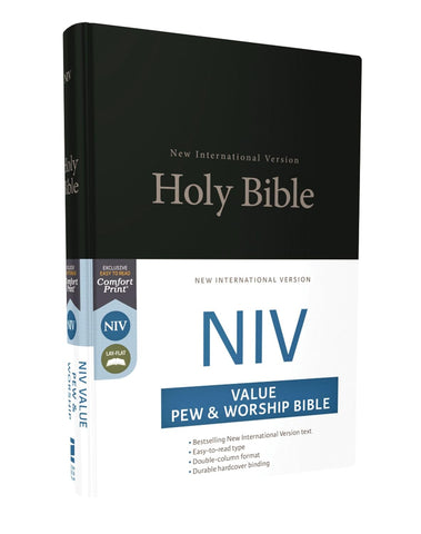 NIV, Value Pew and Worship Bible, Hardcover, Black (Special)