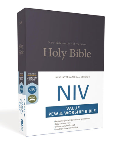 NIV, Value Pew and Worship Bible, Hardcover, Blue (Special)