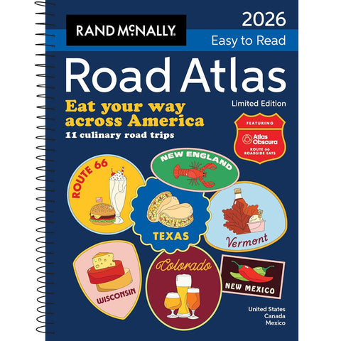 2026 Rand McNally Easy to Read Midsize Road Atlas