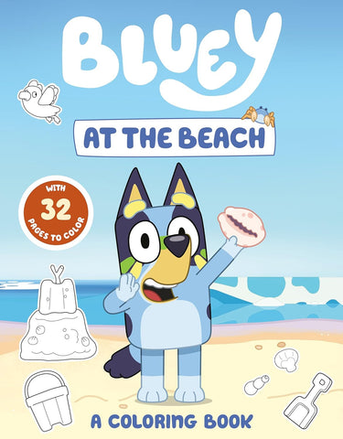 Bluey: At the Beach: A Coloring Book