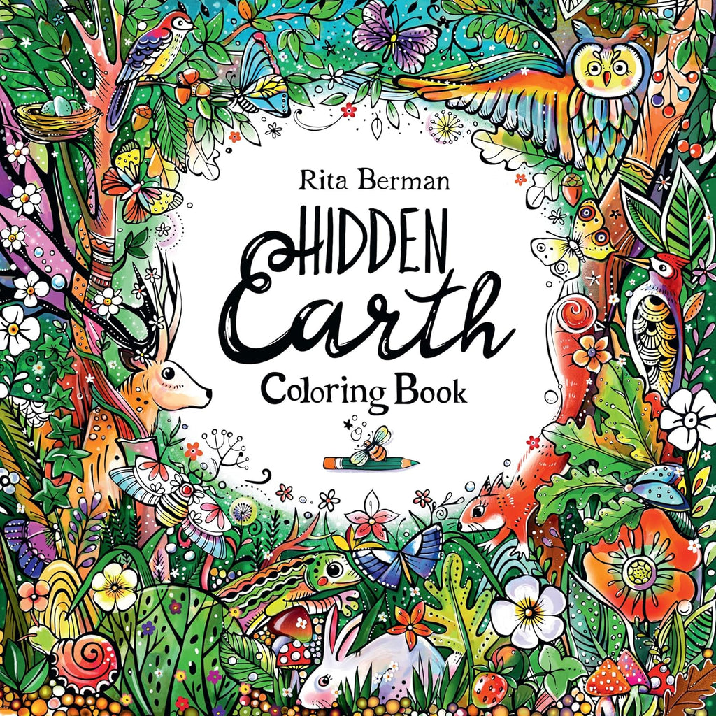 Hidden Earth Coloring Book