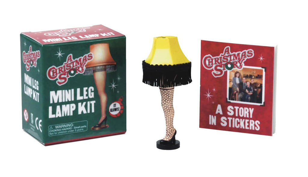 Christmas Story Mini Leg Lamp Kit [With Replica of Leg Lamp and Sticker Book and Battery]