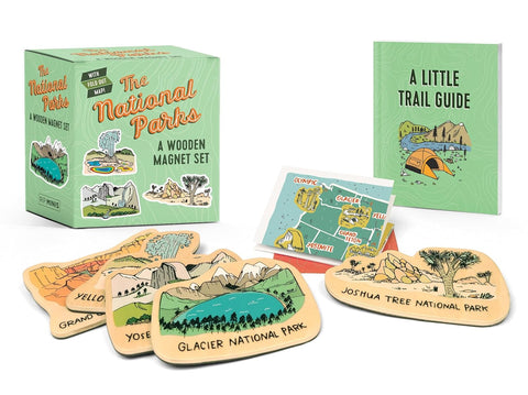 National Parks: A Wooden Magnet Set