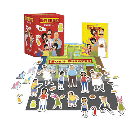 Bob's Burgers Magnet Set with Book