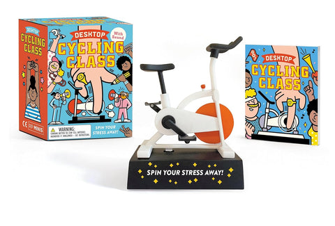 Desktop Cycling Class: Spin Your Stress Away! [With Battery]