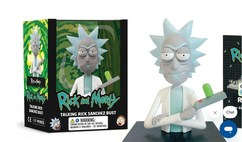 Rick and Morty Talking Rick Sanchez Bust [With Battery]