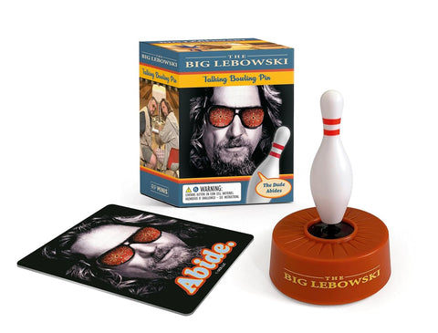 Big Lebowski Talking Bowling Pin: The Dude Abides [With Battery]