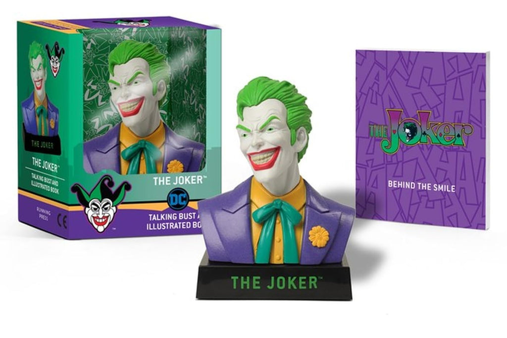 Joker Talking Bust and Illustrated Book [With Book(s)]
