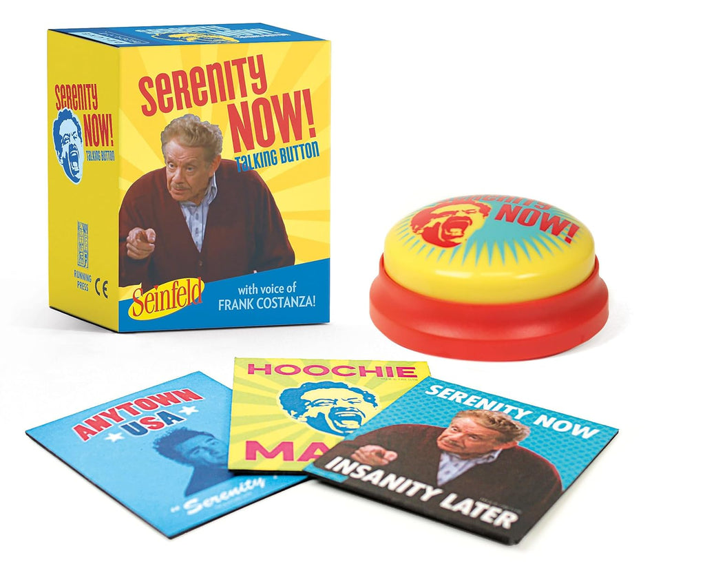Seinfeld: Serenity Now! Talking Button: Featuring the Voice of Frank Costanza! [With Battery]