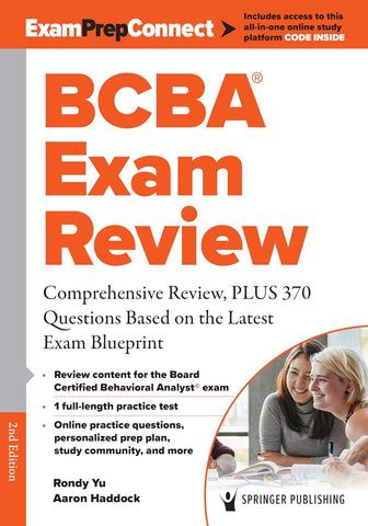 Bcba(r) Exam Review Comprehensive Review, Plus 370 Questions Based on the Latest Exam Blueprint