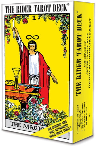 Rider Tarot Deck(r): The Authentic Rider-Waite(r) Tarot Deck with Instruction Booklet, Essential for Tarot Beginners & Expert Readers