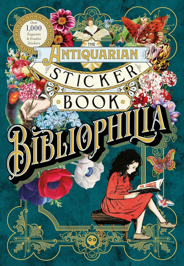 Antiquarian Sticker Book: Bibliophilia