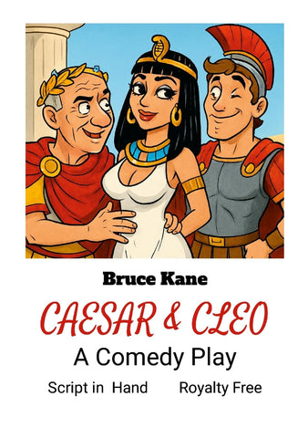 Caesar & Cleo - A Comedy Play Script in Hand - Royalty Free