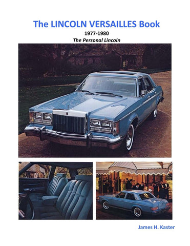 LINCOLN VERSAILLES Book