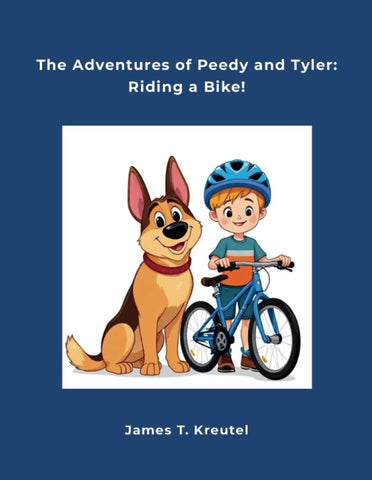 Adventures of Peedy and Tyler Riding a Bike!