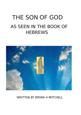 Son of God (As Seen in the Book of Hebrews)