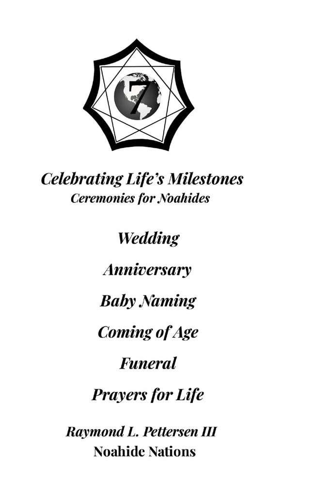 Celebrating Life's Milestones Ceremonies for Noahides