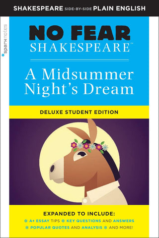 Midsummer Night's Dream: No Fear Shakespeare Deluxe Student Editions - Shakespeare Side-By-Side Plain English (Revised)