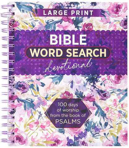 Bible Word Search Devotional 100 Days of Worship from the Book of Psalms