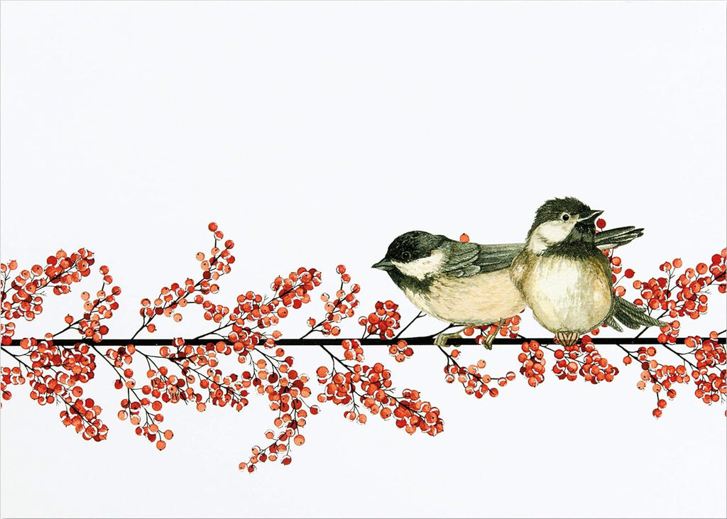DLX Bx Winterberry & Chickadees