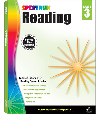 Spectrum Reading Workbook, Grade 3: Volume 22
