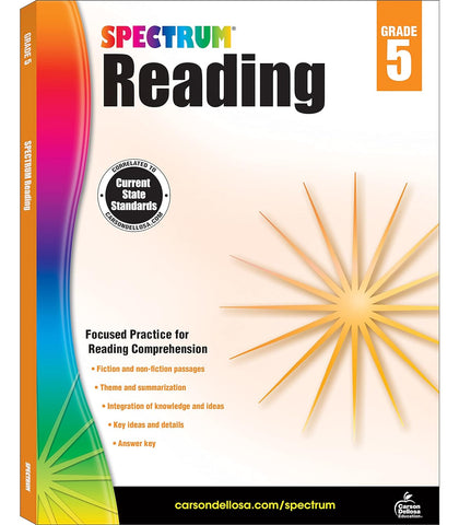 Spectrum Reading Workbook, Grade 5: Volume 24