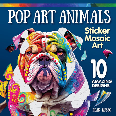 Pop Art Animals Sticker Mosaic Art 10 Amazing Designs