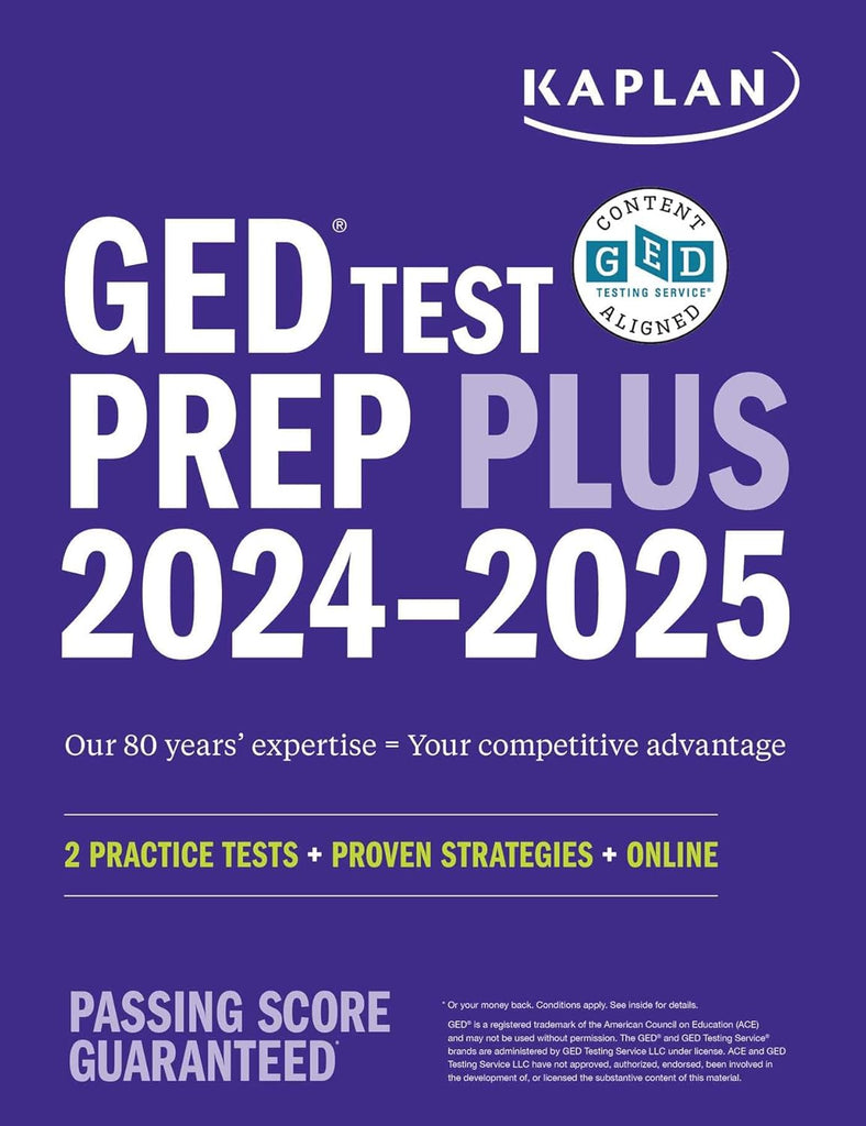 GED Test Prep Plus 2024-2025: Includes a Diagnostic Pretest, 2 Full Length Practice Tests, 1000+ Practice Questions, and 60+ Online Videos (Revised, R