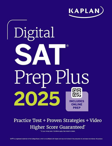 SAT Premium Prep 2026 Includes 3 Full Length Practice Tests, 700+ Practice Questions, + 1 Year Online Access to Quizzes and Video Lessons and Tutoria