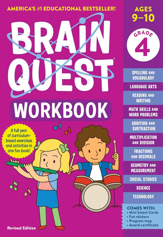 Brain Quest Workbook: 4th Grade Revised Edition (Revised)