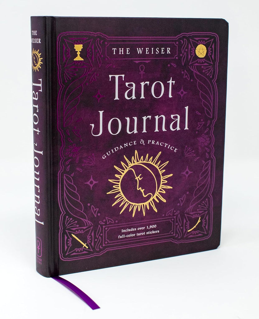 Weiser Tarot Journal: Guidance and Practice (for Use with Any Tarot Deck--Includes 208 Specially Designed Journal Pages and 1,920 Full-Color Tarot Sti