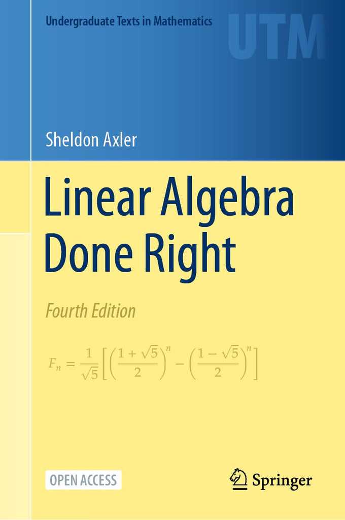 Linear Algebra Done Right (Fourth 2024)
