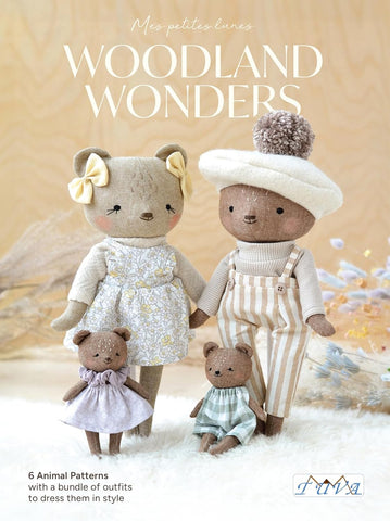 Woodland Wonders 6 Animal Patterns with a Bundle of Outfits to Dress Them in Style