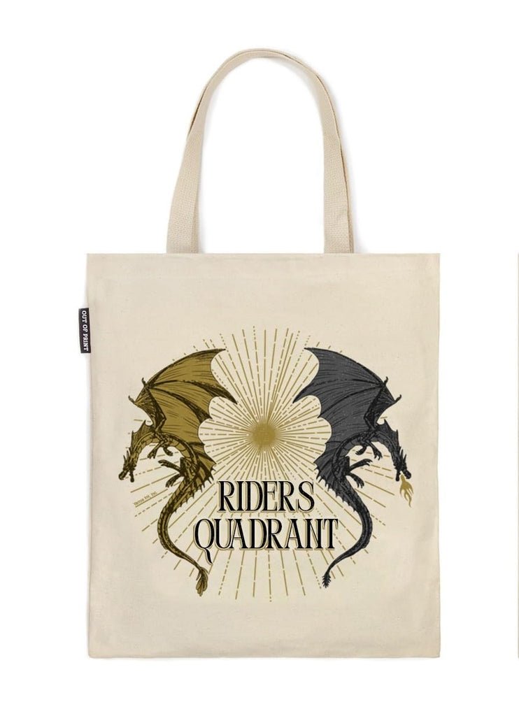 Rebecca Yarros's Fourth Wing: Riders Quadrant Tote Bag