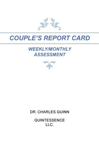 Couple's Report Card Weekly/Monthly Assessment