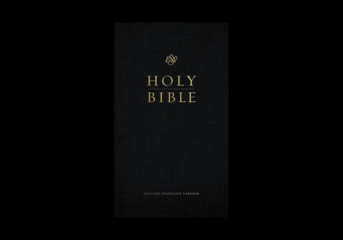 ESV Church Bible, Red Letter (Hardcover, Black)