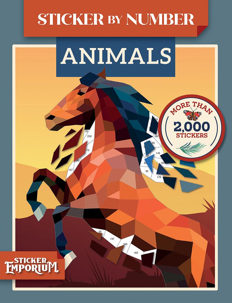 Sticker by Number Animals Sticker Emporium