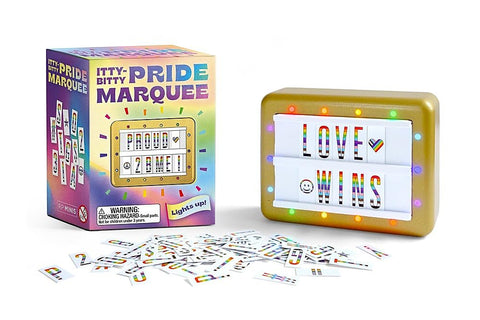 Itty-Bitty Pride Marquee: Lights Up!