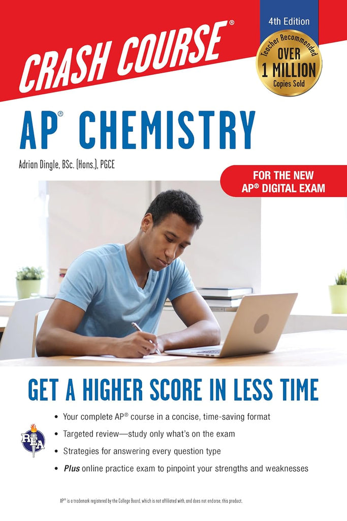 AP Chemistry Crash Course, Book + Online: Get a Higher Score in Less Time (Advanced Placement (AP) Crash Course)