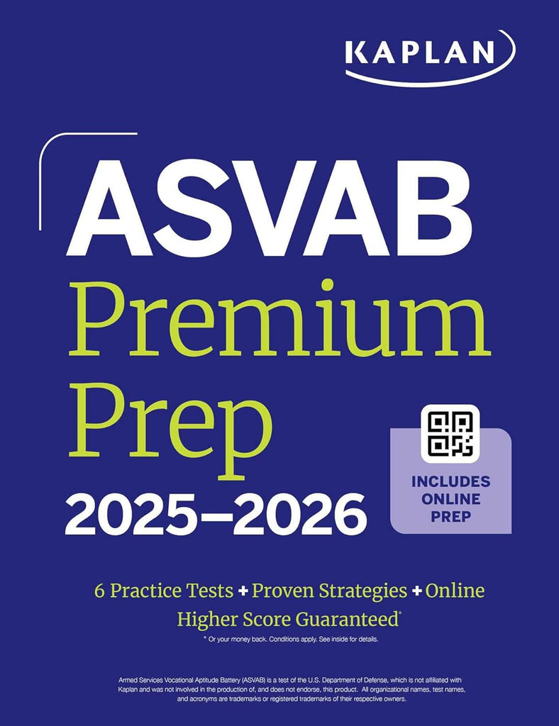ASVAB Prep Plus 2025-2026 (Kaplan Test Prep)
