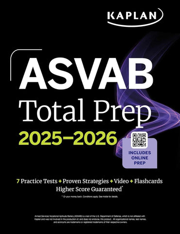 ASVAB Total Prep 2025-2026 (Kaplan Test Prep)