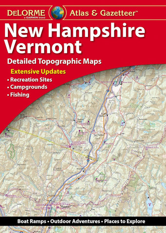 DeLorme Atlas & Gazetteer: New Hampshire, Vermont