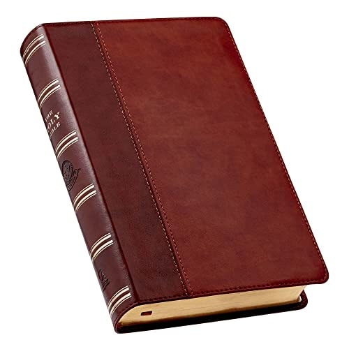 KJV Giant Print Lux-Leather 2-Tone Brown