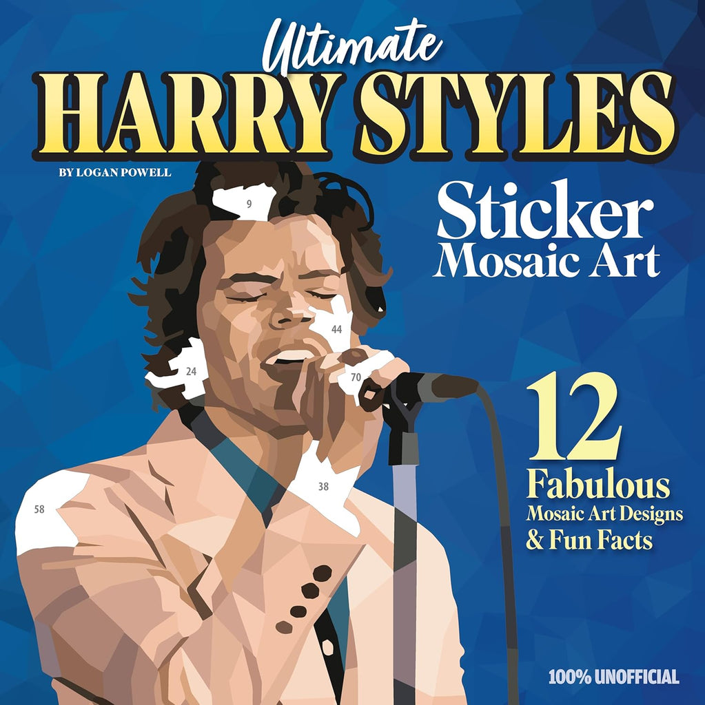 Ultimate Harry Styles Sticker Mosaic Art: 12 Fabulous Mosaic Art Designs & Fun Facts